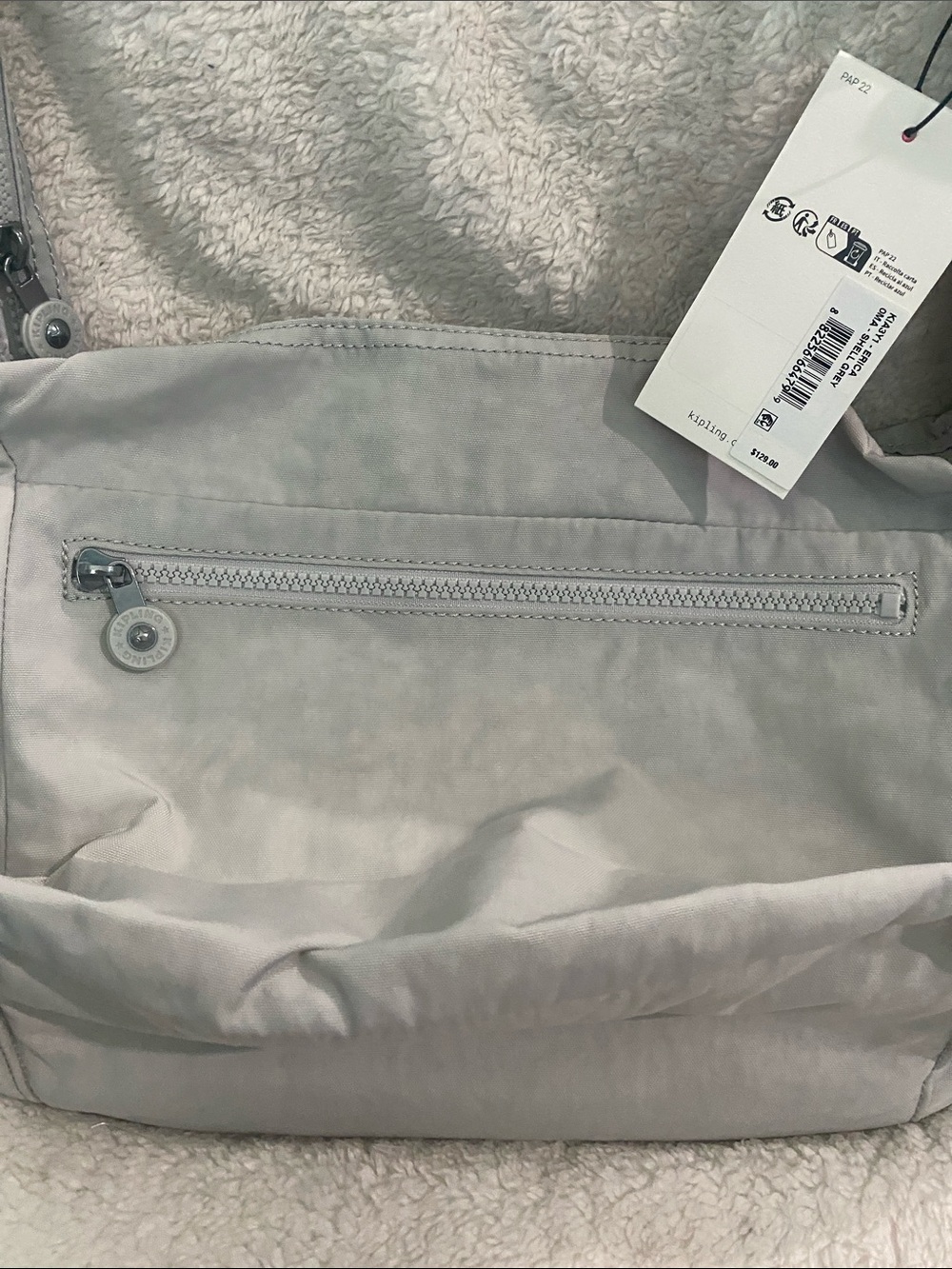 Kipling “Erica” Shell Grey - Color - Picture 3 of 11